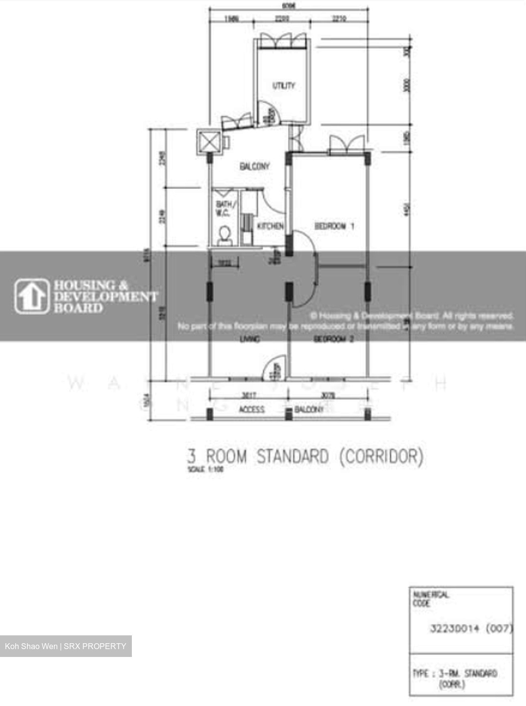 Blk 26 Jalan Klinik (Bukit Merah), HDB 3 Rooms #626962171